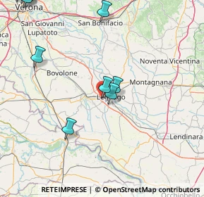 Mappa Via Mantovani Antonio, 37045 Legnago VR, Italia (25.45154)