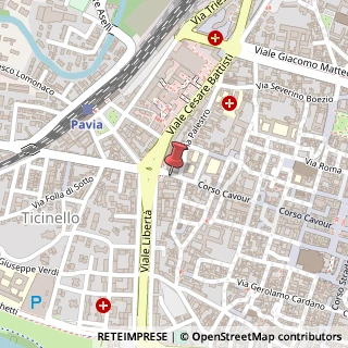 Mappa 50 Corso Cavour Camillo Benso, Pavia, PV 27100, 27100 Pavia PV, Italia, 27100 Pavia, Pavia (Lombardia)