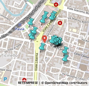 Mappa Corso Cavour, 27100 Pavia PV, Italia (0.169)