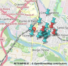 Mappa Corso Cavour, 27100 Pavia PV, Italia (0.6775)