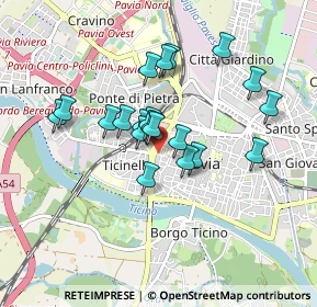 Mappa Corso Cavour, 27100 Pavia PV, Italia (0.7145)