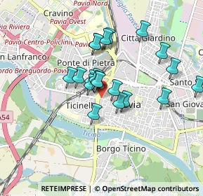 Mappa Corso Cavour, 27100 Pavia PV, Italia (0.717)