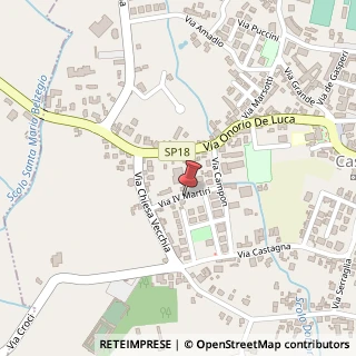 Mappa Via Quattro Martiri, 35040 Casale di Scodosia PD, Italia, 35040 Casale di Scodosia, Padova (Veneto)