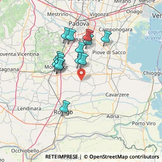 Mappa Via Matteo Molini, 35023 Bagnoli di Sopra PD, Italia (12.43857)