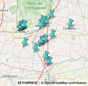 Mappa Solesino, 35047 Solesino PD, Italia (6.5985)