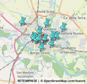 Mappa Piazza Leonardo Da Vinci, 27100 Pavia PV, Italia (0.95929)