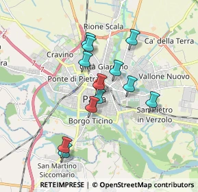 Mappa Palazzo Centrale dell'Università, 27100 Pavia PV, Italia (1.50833)