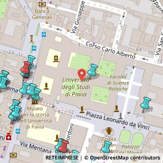 Mappa Piazza Leonardo Da Vinci, 27100 Pavia PV, Italia (0.0963)