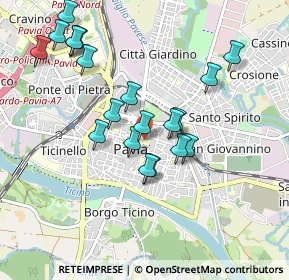 Mappa Palazzo Centrale dell'Università, 27100 Pavia PV, Italia (0.9295)