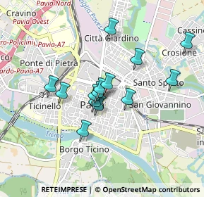 Mappa Palazzo Centrale dell'Università, 27100 Pavia PV, Italia (0.68286)