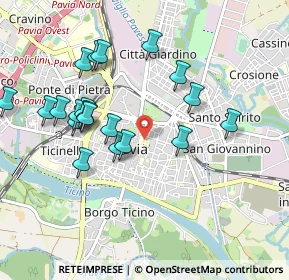 Mappa Palazzo Centrale dell'Università, 27100 Pavia PV, Italia (0.9595)