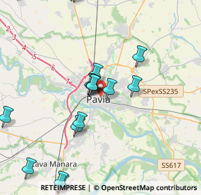 Mappa Palazzo Centrale dell'Università, 27100 Pavia PV, Italia (4.69111)