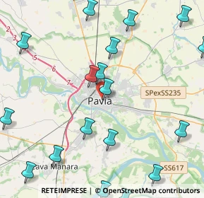 Mappa Piazza Leonardo Da Vinci, 27100 Pavia PV, Italia (5.9335)