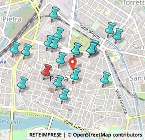 Mappa Piazza Leonardo Da Vinci, 27100 Pavia PV, Italia (0.436)