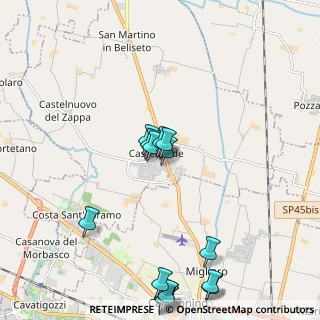 Mappa Piazza Municipio, 26022 Castelverde CR, Italia (2.8305)