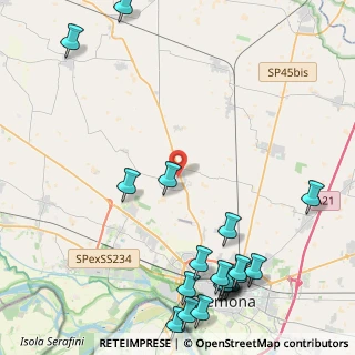 Mappa Piazza Municipio, 26022 Castelverde CR, Italia (6.07)