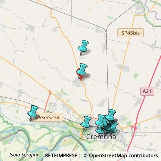 Mappa Piazza Municipio, 26022 Castelverde CR, Italia (5.57176)
