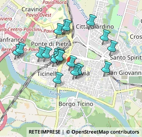 Mappa Piazzetta Garavaglia, 27100 Pavia PV, Italia (0.771)