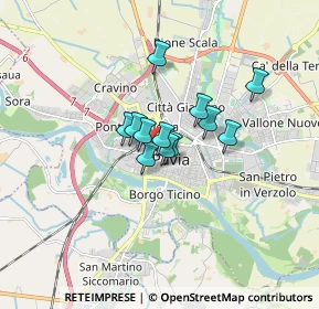 Mappa Piazzetta Garavaglia, 27100 Pavia PV, Italia (0.98583)