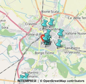 Mappa Piazzetta Garavaglia, 27100 Pavia PV, Italia (1.3275)