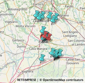 Mappa Piazzetta Garavaglia, 27100 Pavia PV, Italia (10.7485)