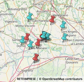 Mappa Piazzetta Giovita Garavaglia, 27100 Pavia PV, Italia (10.012)