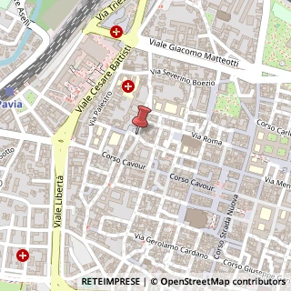 Mappa Piazza Antoniotto Botta Adorno,  11, 27100 Pavia, Pavia (Lombardia)