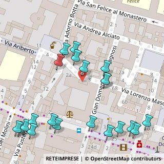 Mappa Piazza Garavaglia, 27100 Pavia PV, Italia (0.0619)