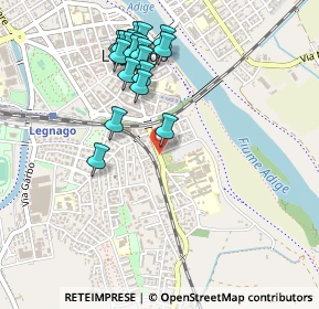 Mappa Viale Minzoni Don, 37045 Legnago VR, Italia (0.497)