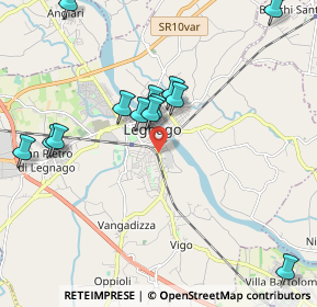 Mappa Viale Minzoni Don, 37045 Legnago VR, Italia (2.12077)