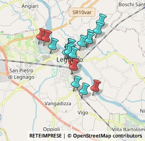 Mappa Viale Minzoni Don, 37045 Legnago VR, Italia (1.30389)