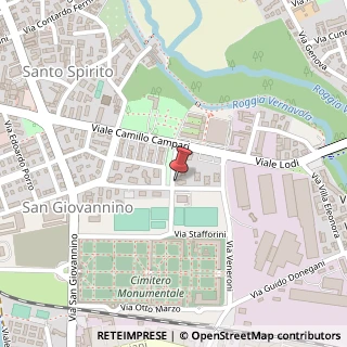 Mappa Via Leonardo Gerla, 18, 27100 Pavia, Pavia (Lombardia)