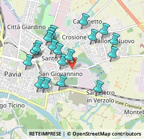 Mappa Via Leonardo Gerla, 27100 Pavia PV, Italia (0.9185)