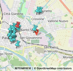 Mappa Via Leonardo Gerla, 27100 Pavia PV, Italia (1.2565)