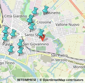 Mappa Via Leonardo Gerla, 27100 Pavia PV, Italia (1.19083)