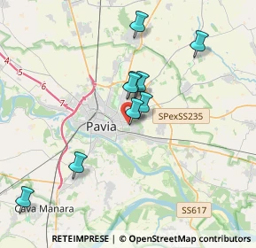 Mappa Via Leonardo Gerla, 27100 Pavia PV, Italia (4.69917)