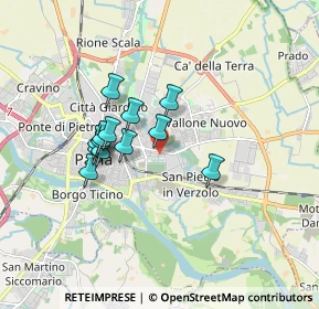 Mappa Via Leonardo Gerla, 27100 Pavia PV, Italia (1.34308)