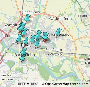 Mappa Via Leonardo Gerla, 27100 Pavia PV, Italia (1.61125)