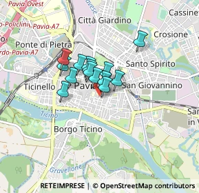 Mappa Via Morazzone, 27100 Pavia PV, Italia (0.49786)