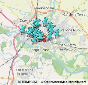 Mappa Via Morazzone, 27100 Pavia PV, Italia (1.101)