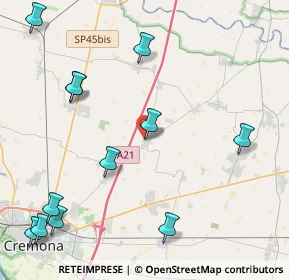 Mappa Via Bruno Buozzi, 26043 Persico Dosimo CR, Italia (5.49917)