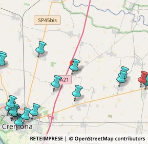 Mappa Via Bruno Buozzi, 26043 Persico Dosimo CR, Italia (6.6355)