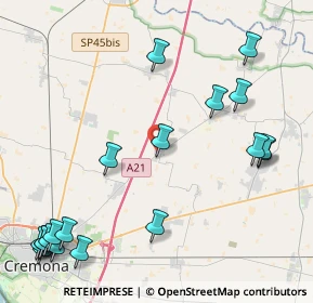 Mappa Via Bruno Buozzi, 26043 Persico Dosimo CR, Italia (5.75105)