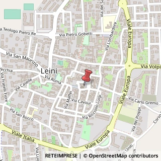 Mappa Piazza Vittorio Ferrero, 21, 10040 Leini, Torino (Piemonte)