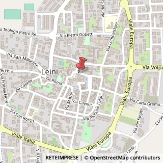 Mappa Via bovetti 4, 10040 Leini, Torino (Piemonte)