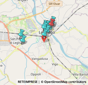 Mappa Via Fratelli Kennedy, 37045 Legnago VR, Italia (1.22917)