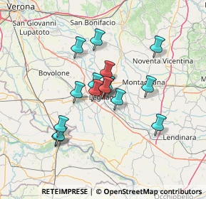 Mappa Via Fratelli Kennedy, 37045 Legnago VR, Italia (11.16067)