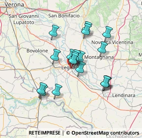 Mappa Via Fratelli Kennedy, 37045 Legnago VR, Italia (11.25667)