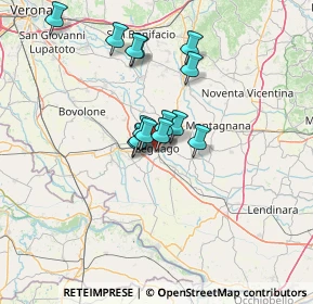 Mappa Via Fratelli Kennedy, 37045 Legnago VR, Italia (10.56071)