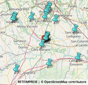 Mappa Via Cristoforo Colombo, 27100 Pavia PV, Italia (14.8545)